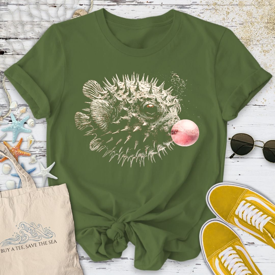 Bubblegum Pufferfish T-Shirt