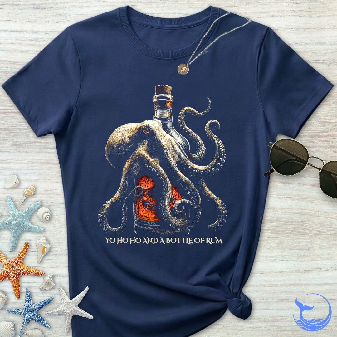 Octopus & A Bottle Of Rum Women's T-Shirt