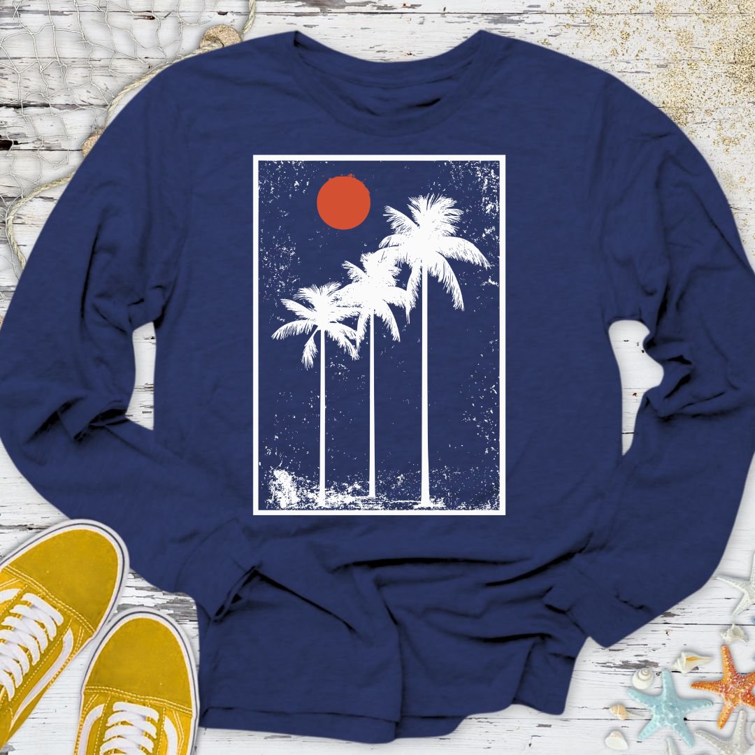 Vintage Palms Long Sleeve Tee