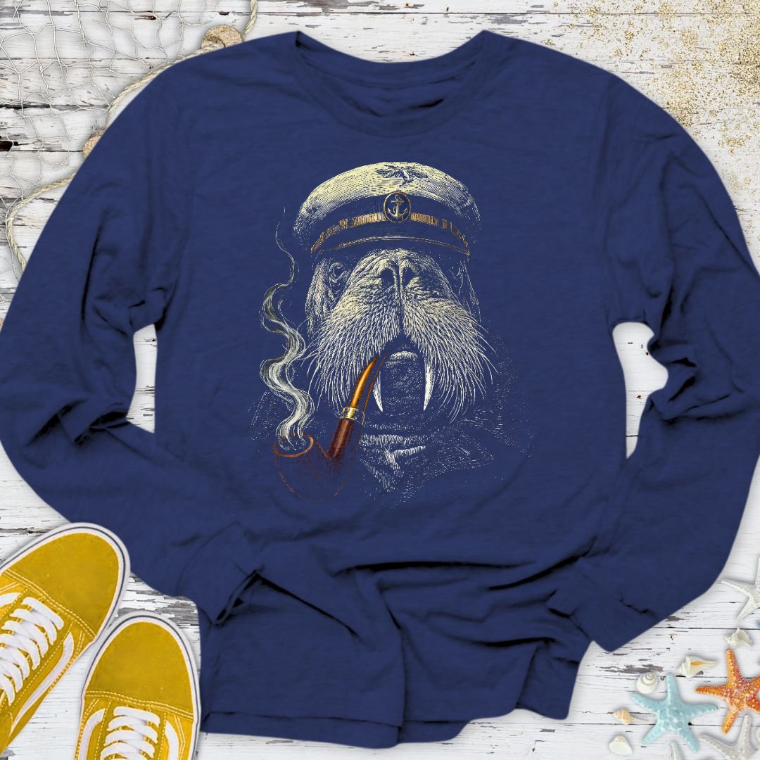 Captain Walrus Long Sleeve Tee
