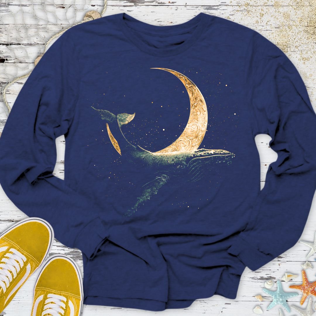 Mystic Whale Long Sleeve Tee