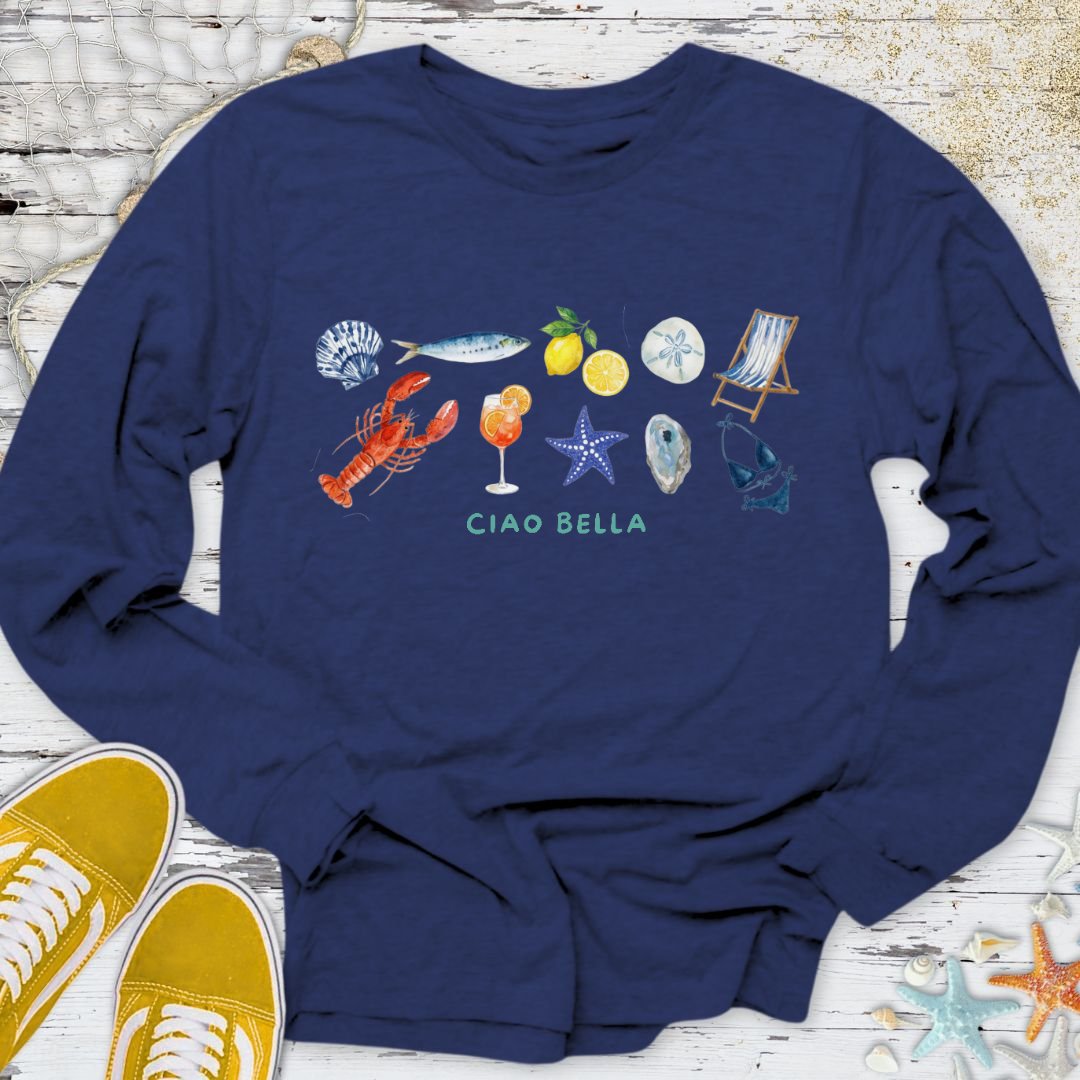 Italian Summer Long Sleeve Tee