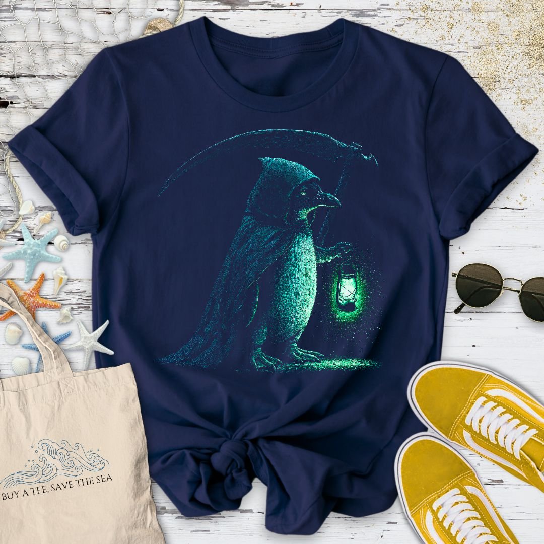 Grim Reaper Penguin T-Shirt