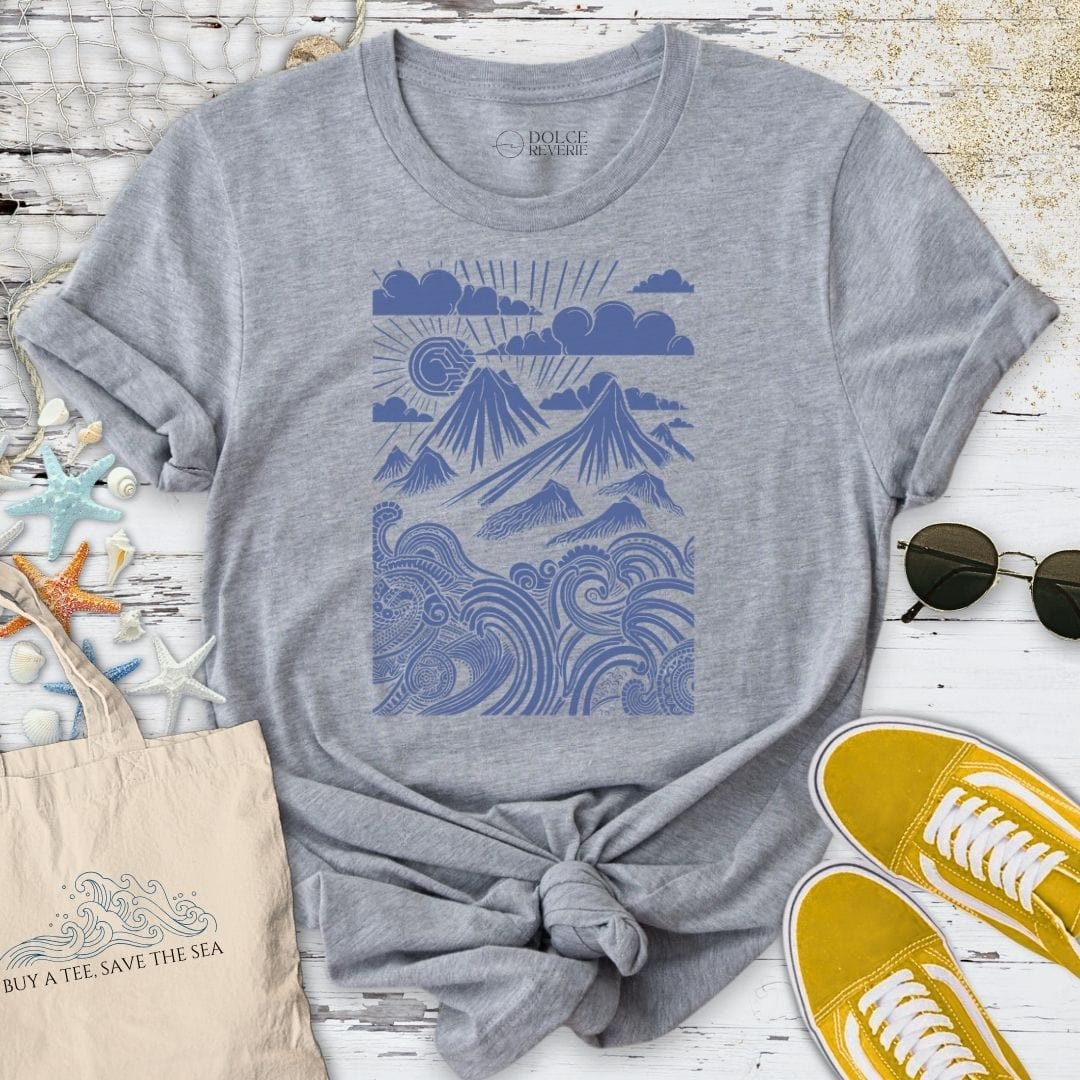 Ocean & Mountains T-Shirt Sport Grey / S