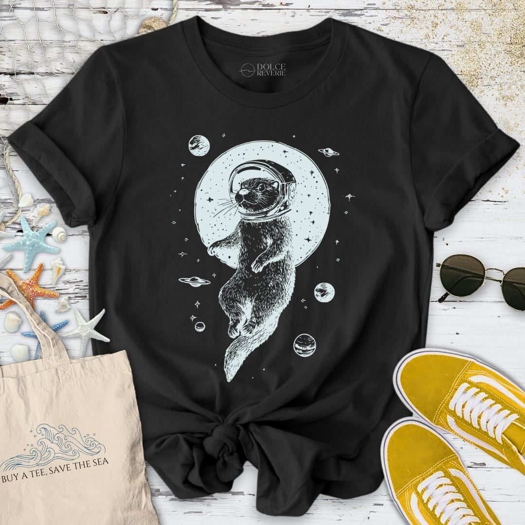 Otter Space T-Shirt Black / S