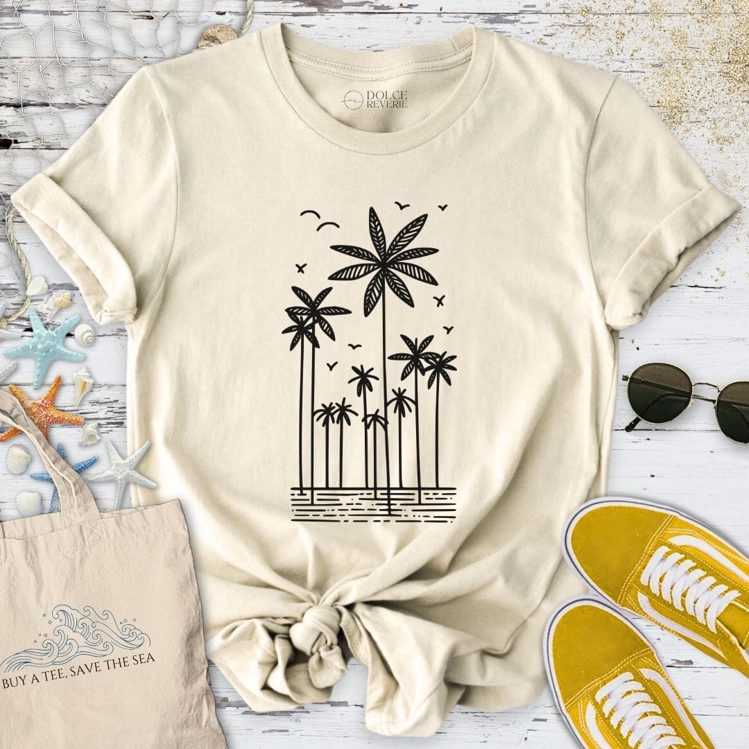 Palms T-Shirt Natural / S