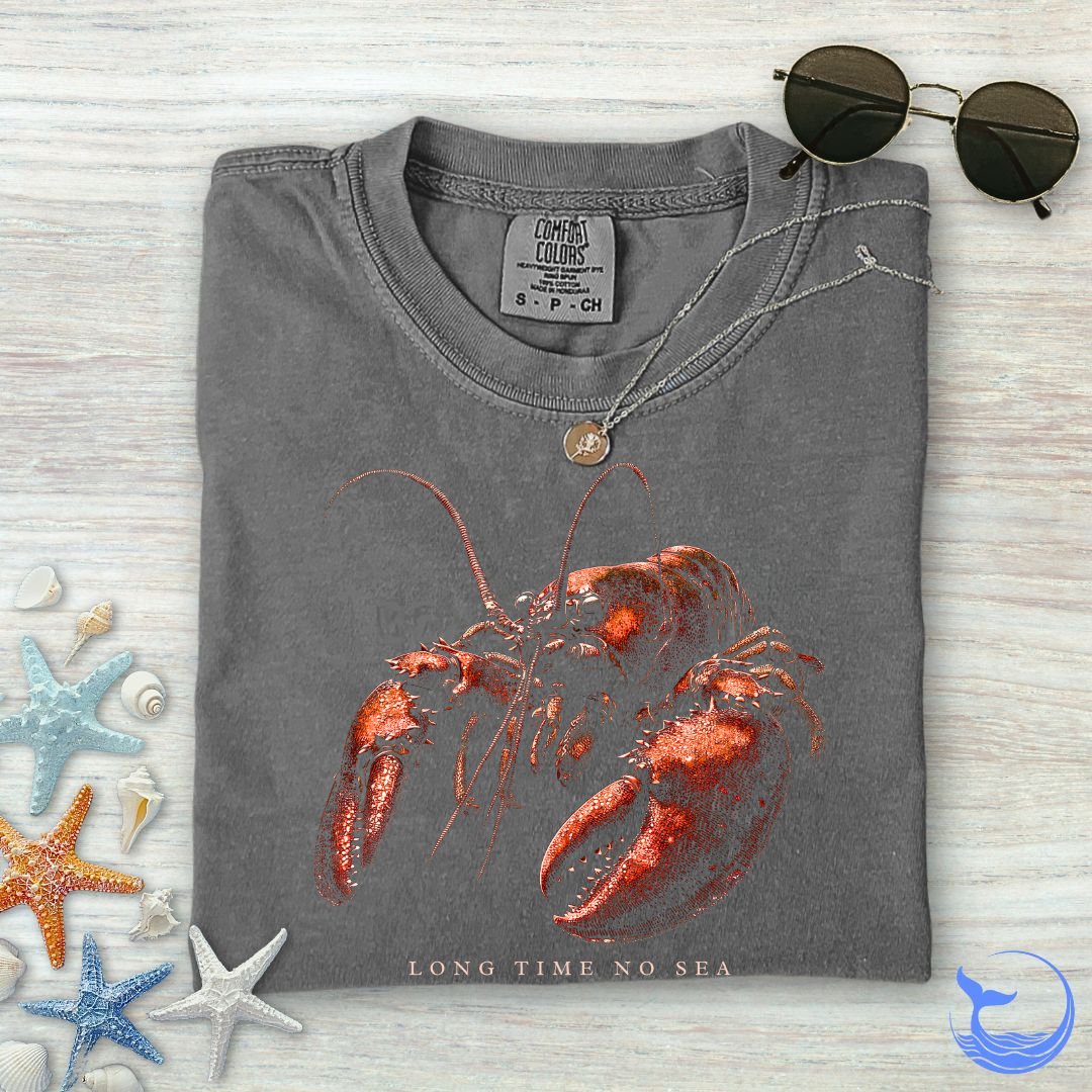 Long Time No Sea Lobster Comfort Colors T-Shirt
