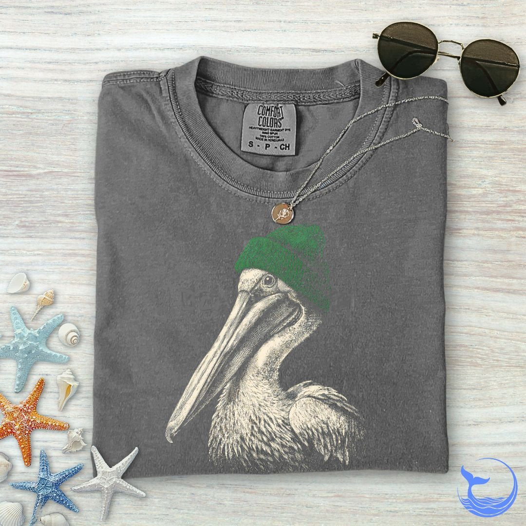 Winter Pelican Comfort Colors T-Shirt