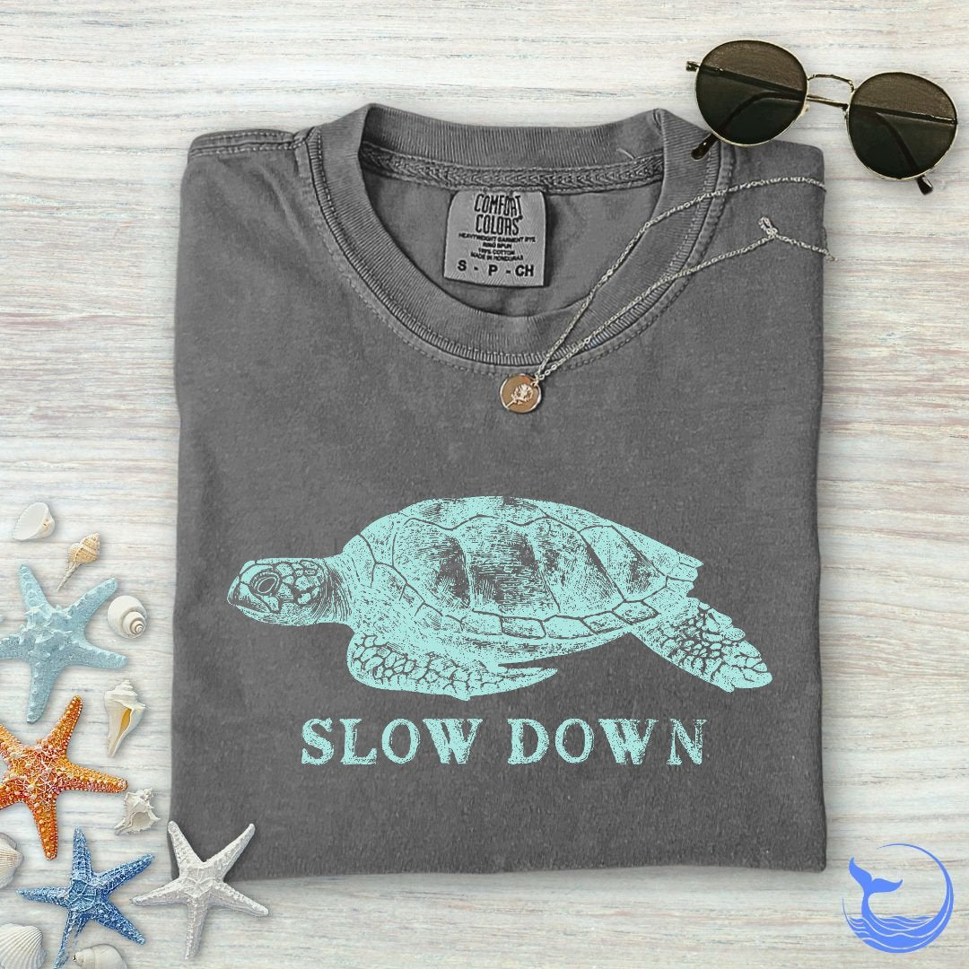 Slow Down Turtle Comfort Colors T-Shirt