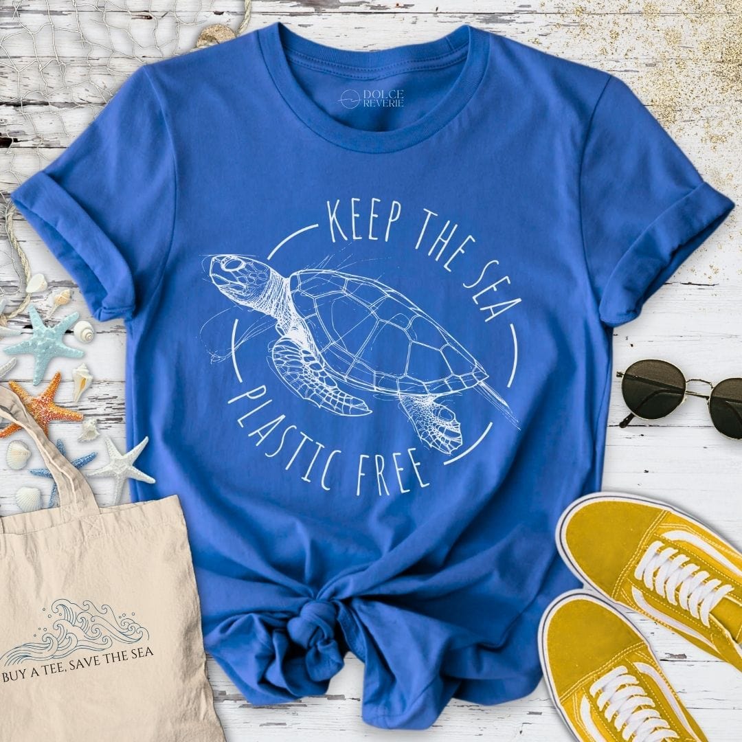 Plastic Free T-Shirt Royal / S