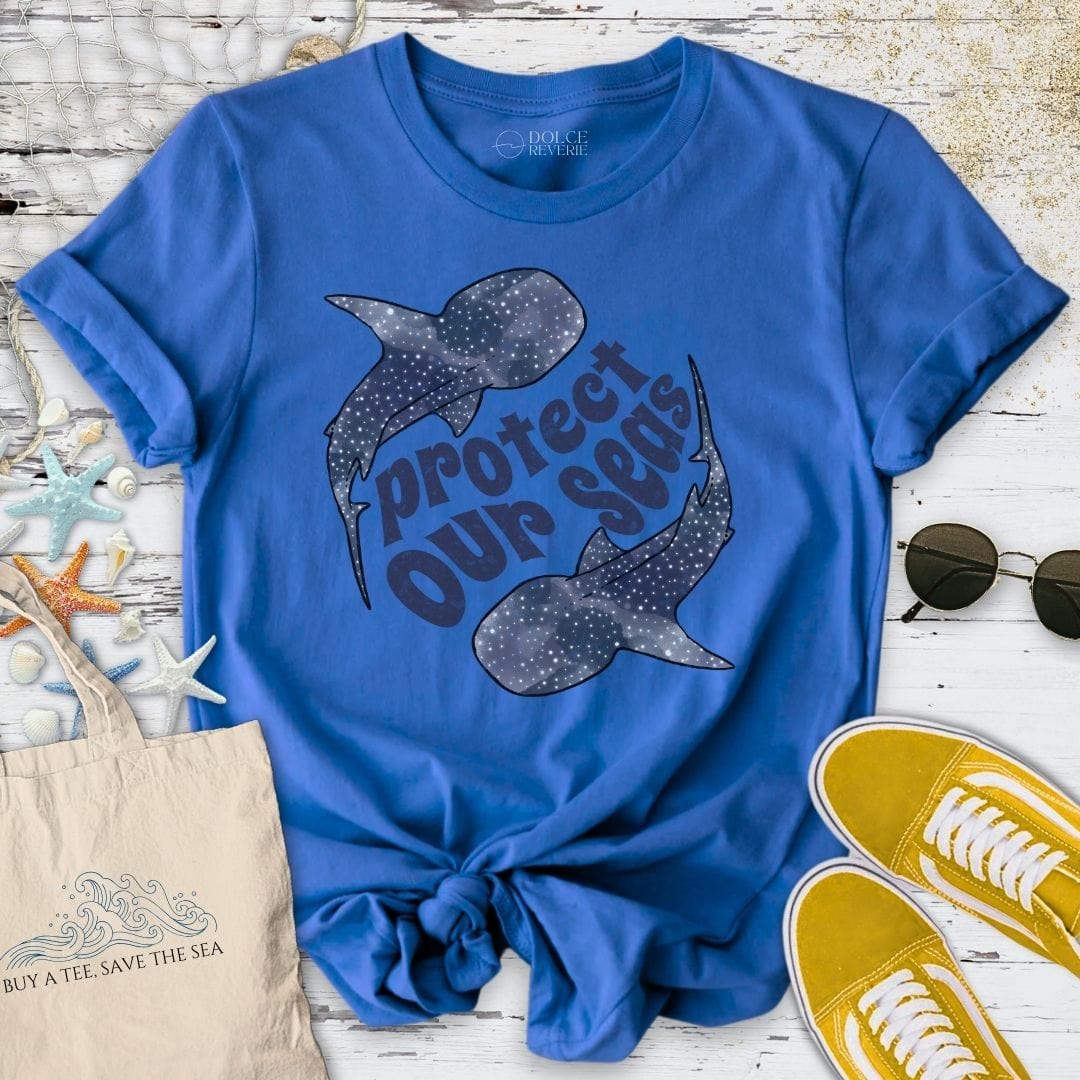 Protect Our Seas T-Shirt Royal / S