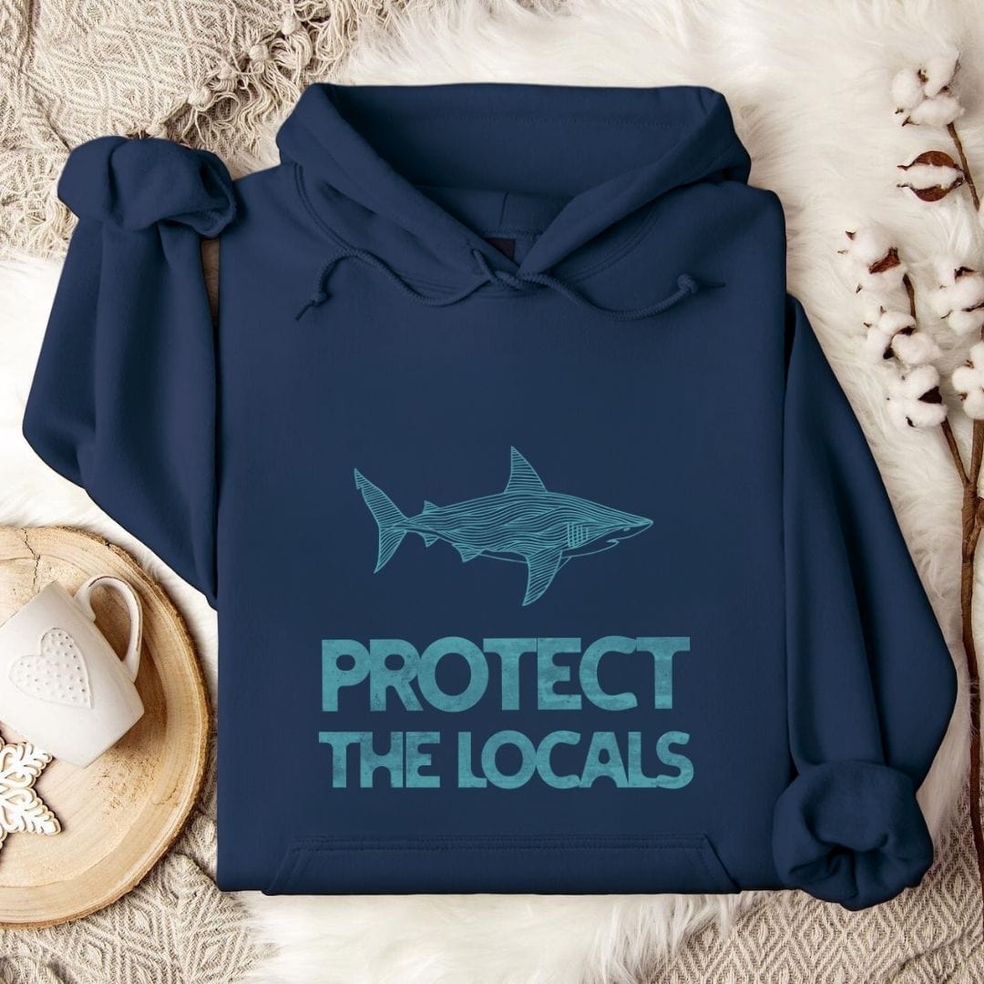 Protect The Locals Hoodie Navy / S