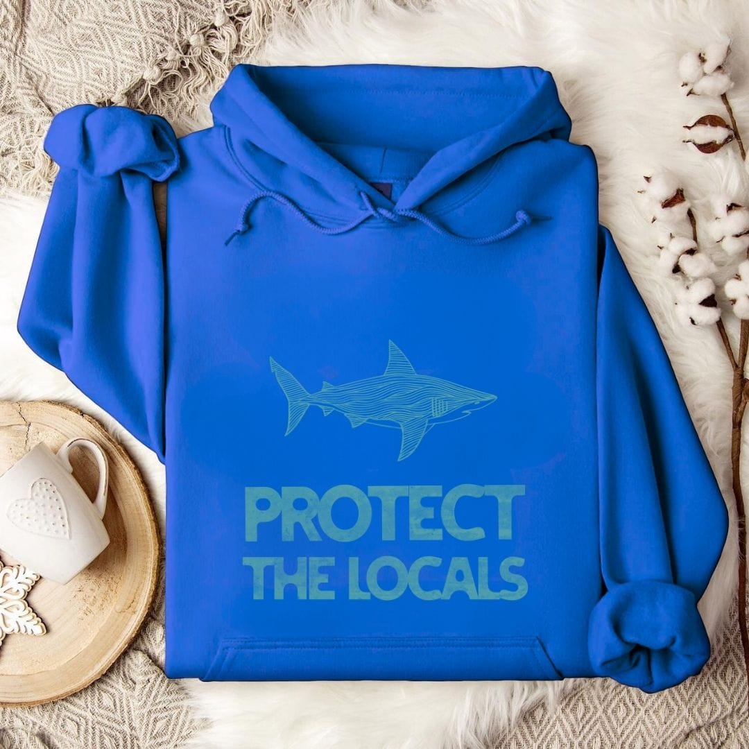 Protect The Locals Hoodie Royal / S