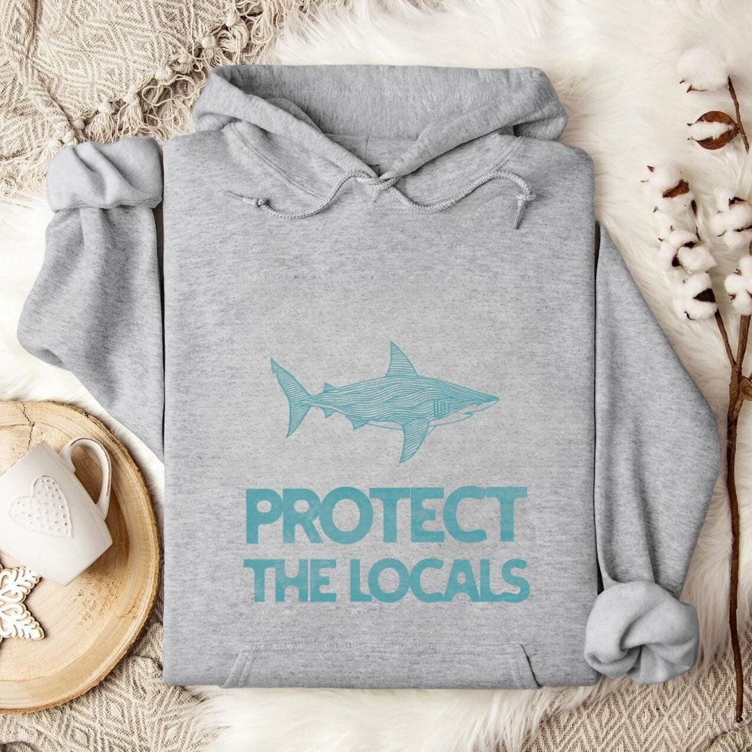 Protect The Locals Hoodie Sport Grey / S