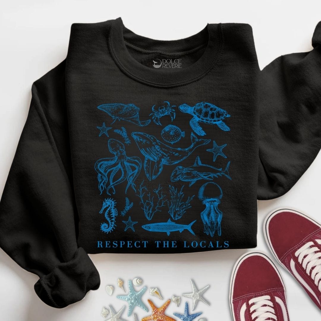 Respect The Locals Sweatshirt S / Black