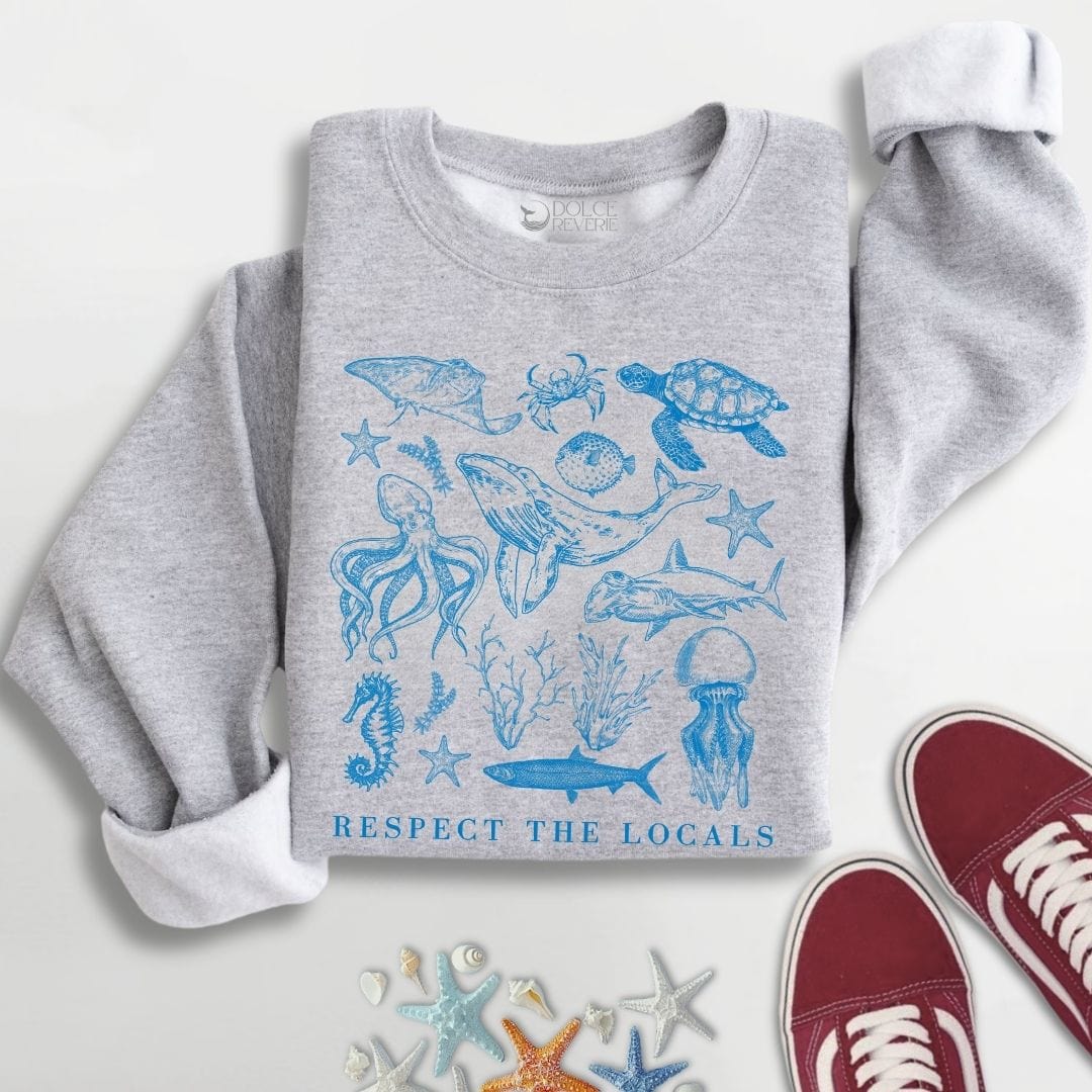 Respect The Locals Sweatshirt S / Sport Grey