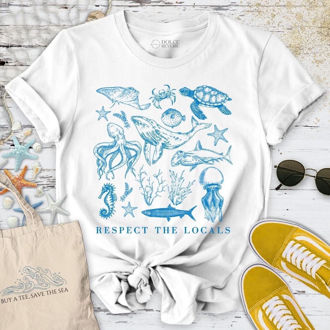 Respect The Locals T-Shirt White / S