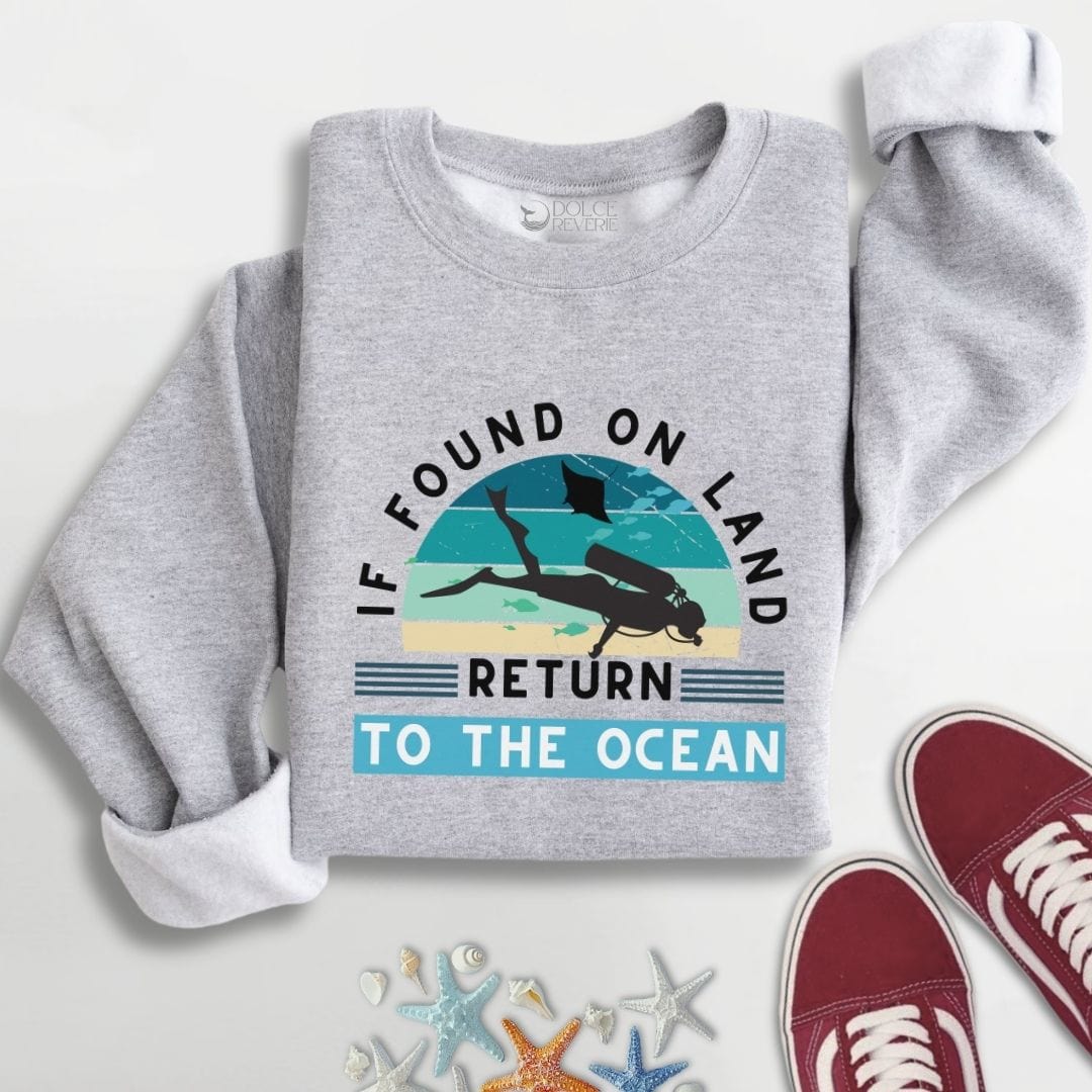 Return To The Ocean Sweatshirt S / Sport Grey