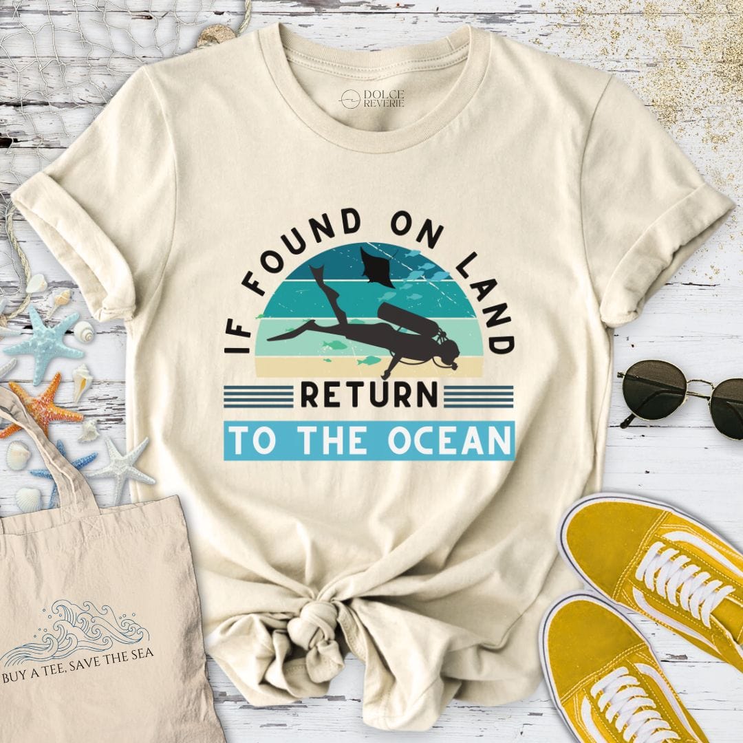 Return To The Ocean T-Shirt Natural / S