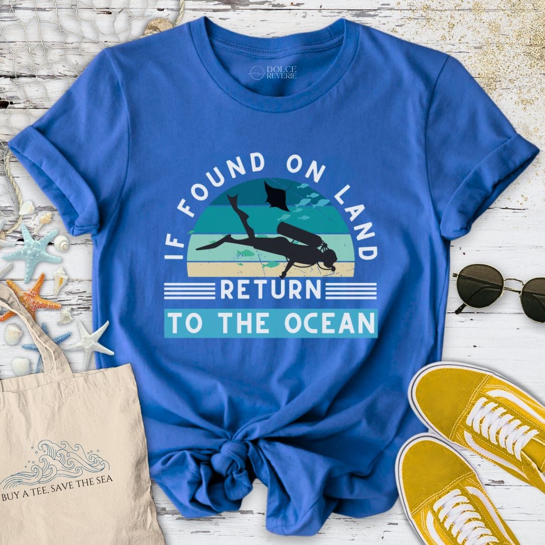 Return To The Ocean T-Shirt Royal / S