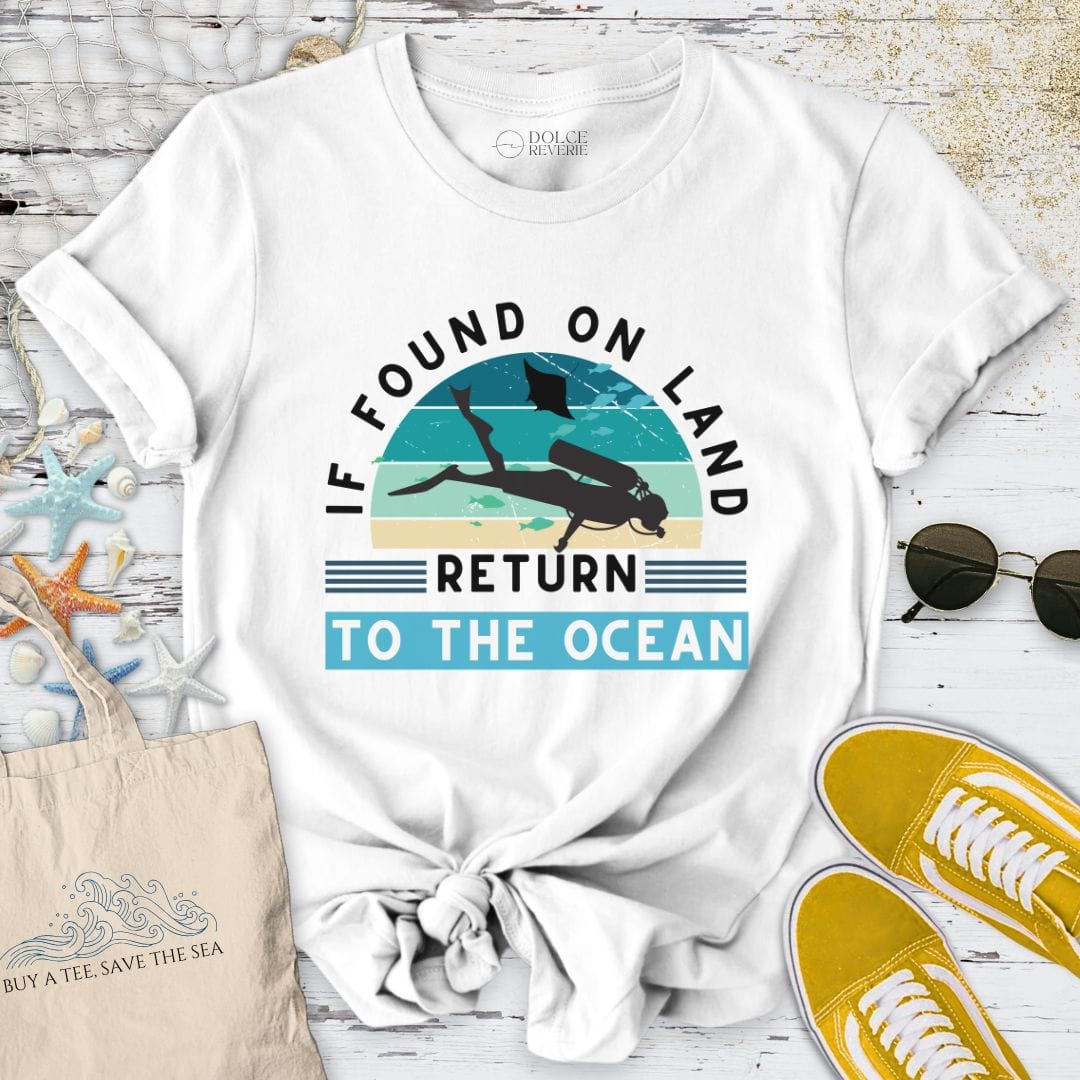 Return To The Ocean T-Shirt White / S