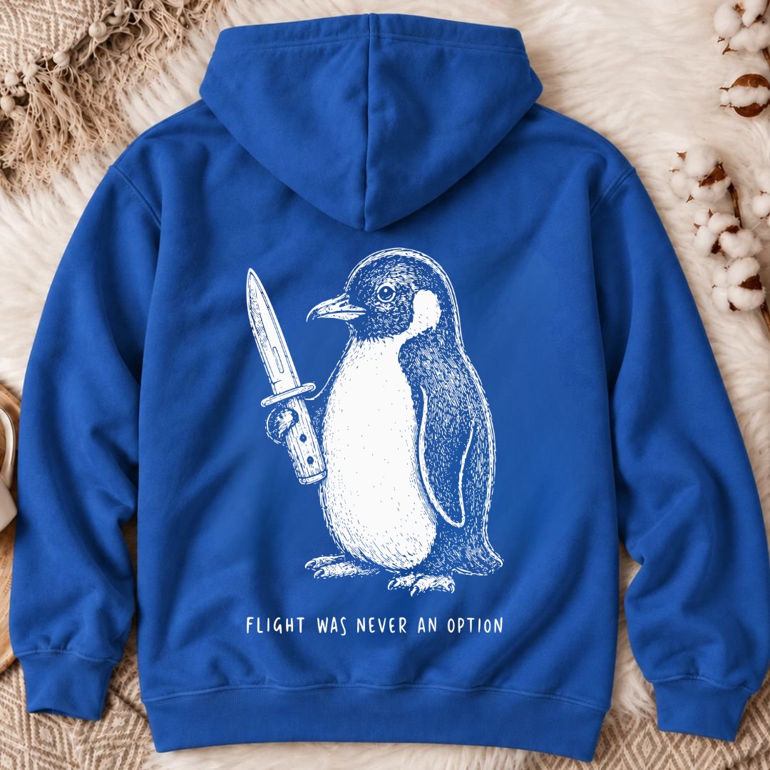 Flight Was Not An Option Back Print Hoodie