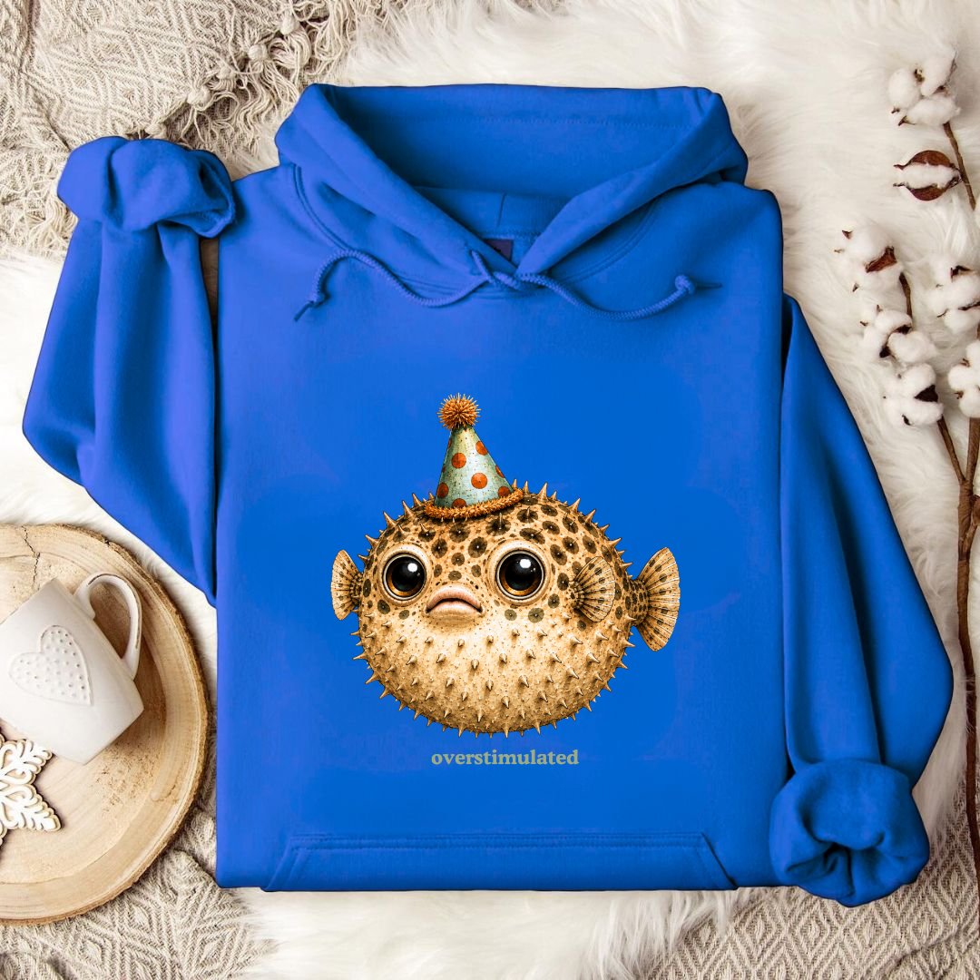 Overstimulated Pufferfish Hoodie