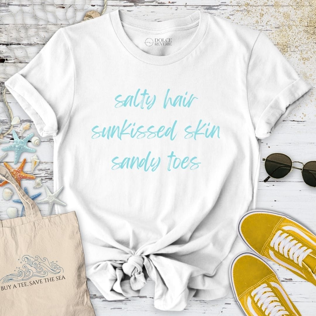 Salty Hair T-Shirt White / S
