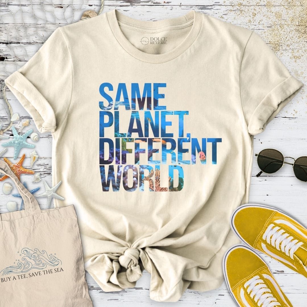 Same Planet, Different World T-Shirt Natural / S