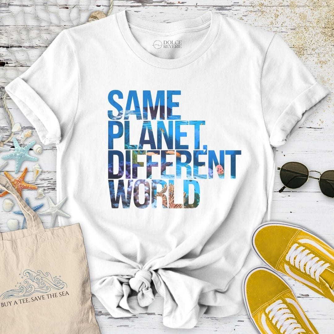 Same Planet, Different World T-Shirt White / S