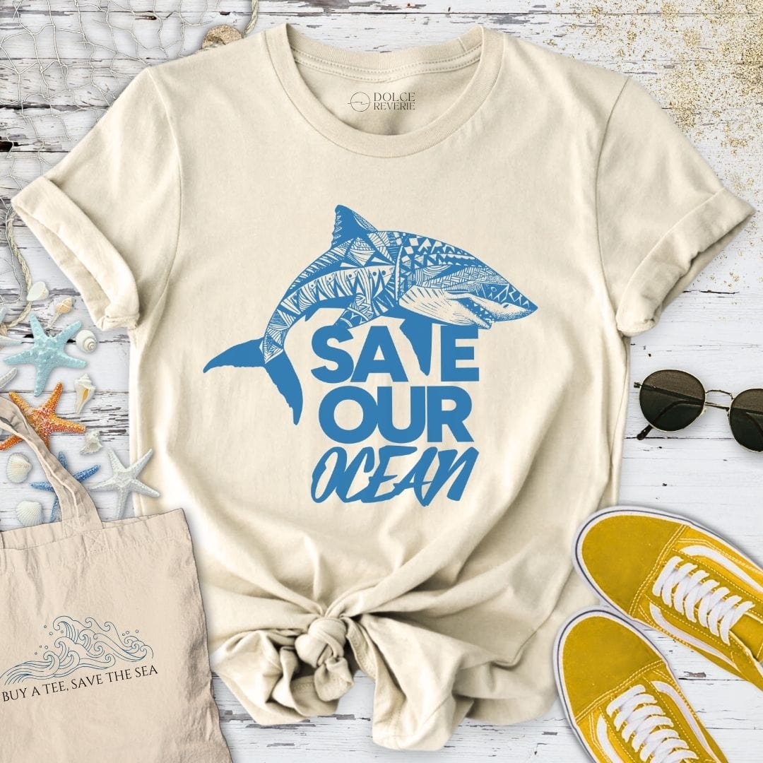 Save Our Ocean T-Shirt Natural / S