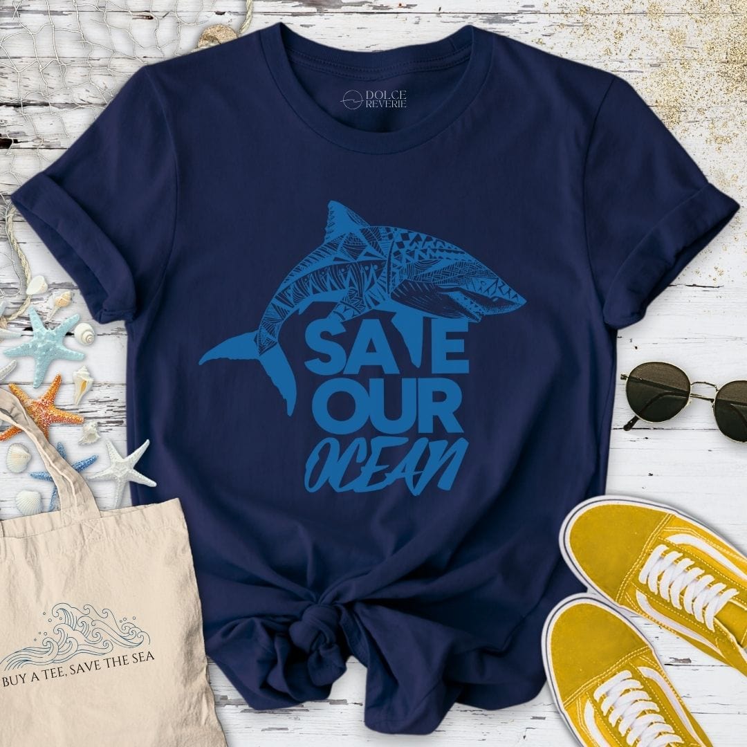 Save Our Ocean T-Shirt Navy / S