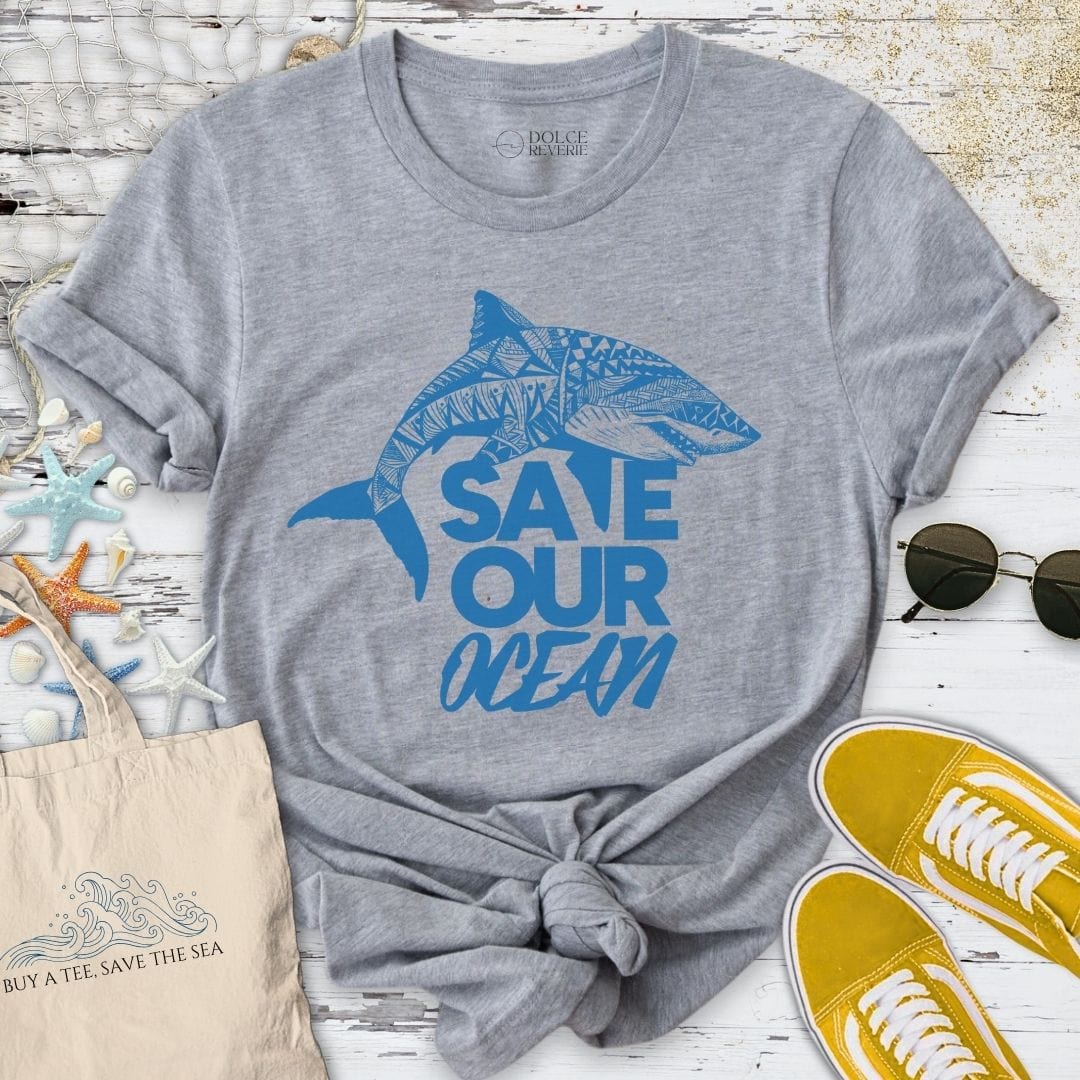 Save Our Ocean T-Shirt Sport Grey / S