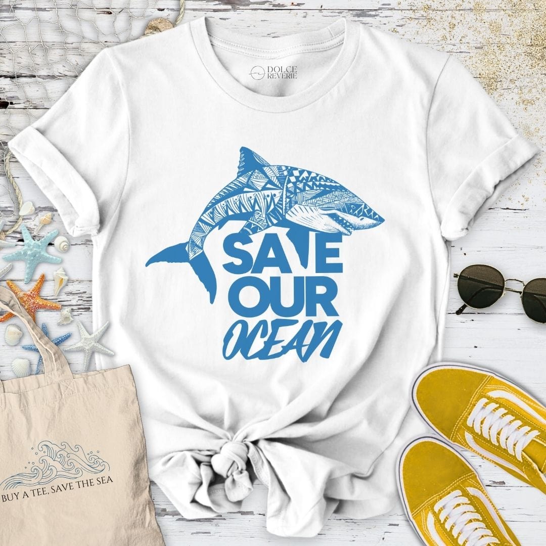 Save Our Ocean T-Shirt White / S