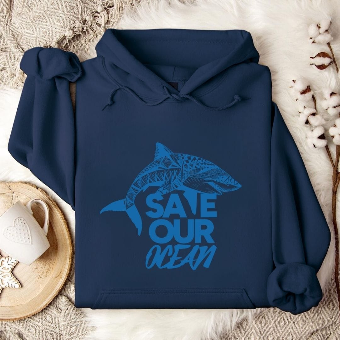 Save Our Oceans Hoodie Navy / S