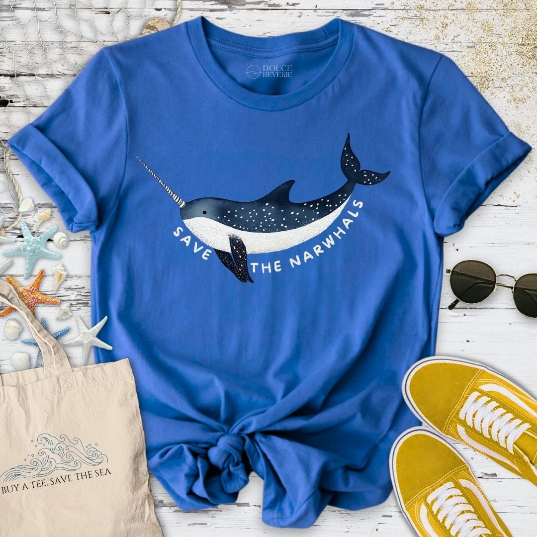 Save The Narwhals T-Shirt Royal / S