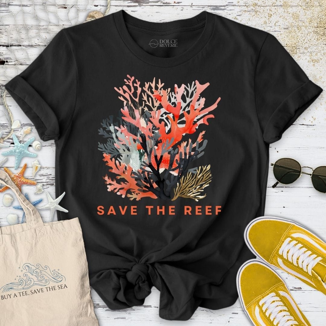 Save The Reef T-Shirt Black / S