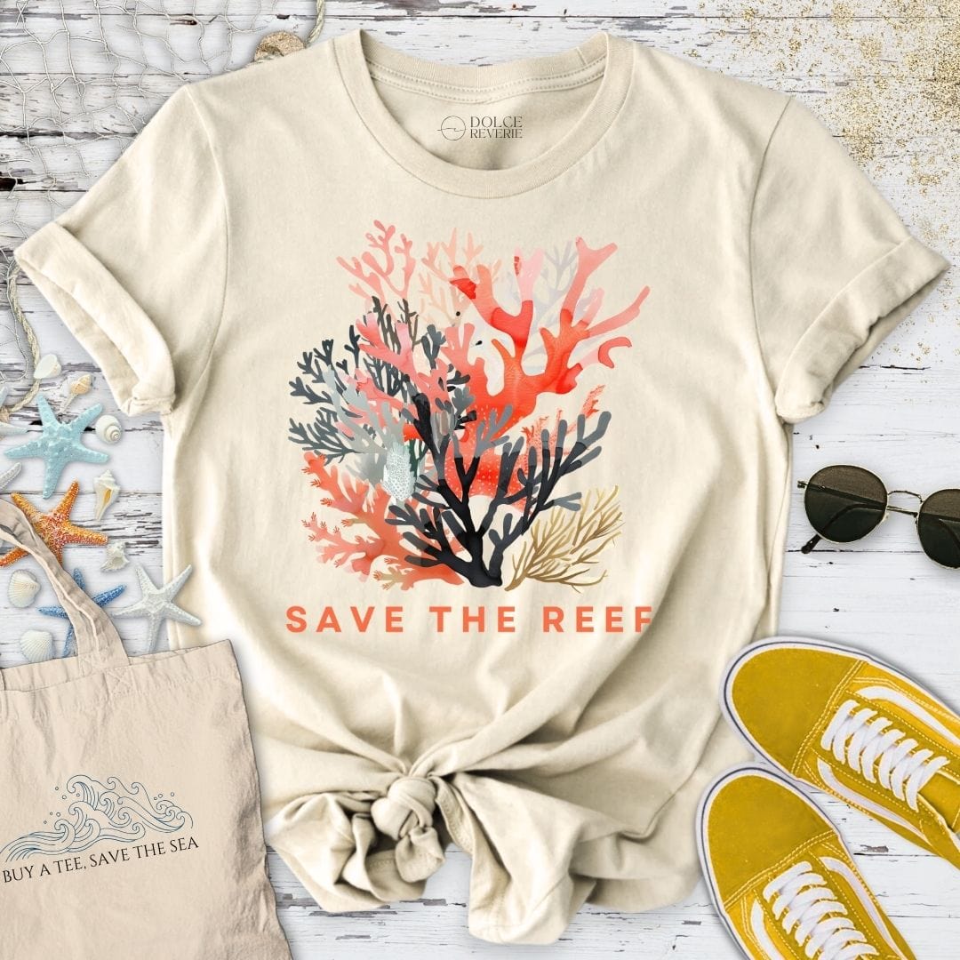 Save The Reef T-Shirt Natural / S
