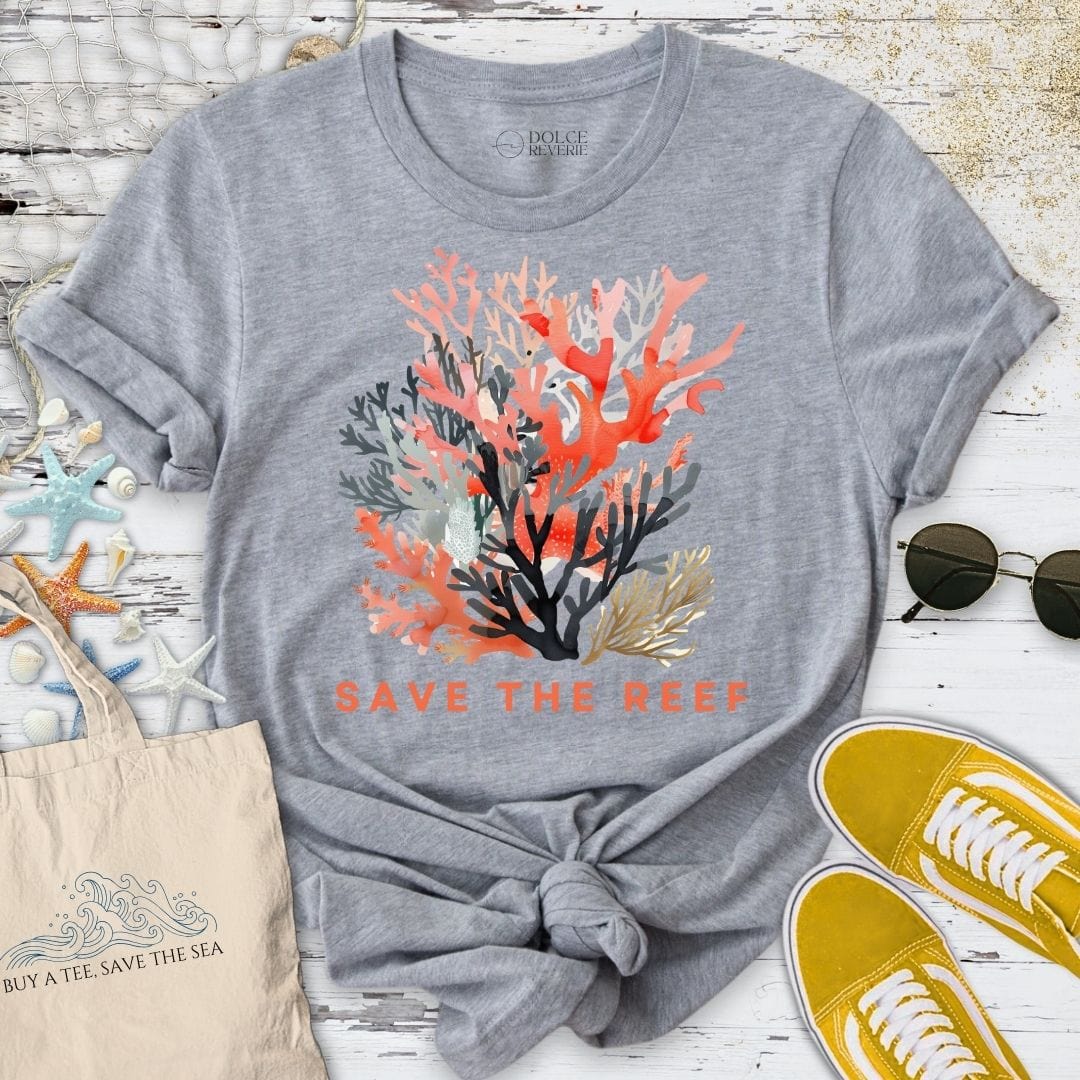 Save The Reef T-Shirt Sport Grey / S