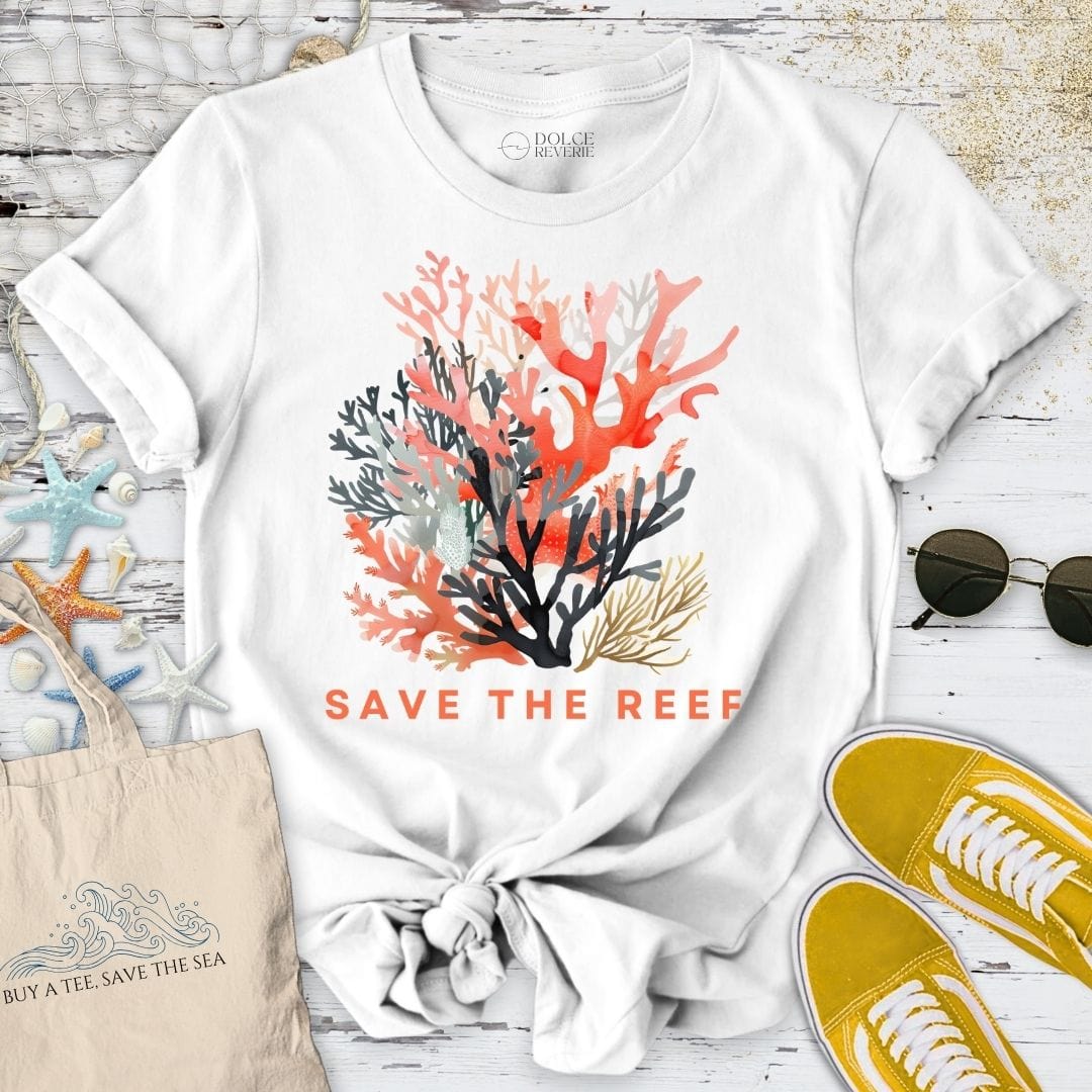 Save The Reef T-Shirt White / S