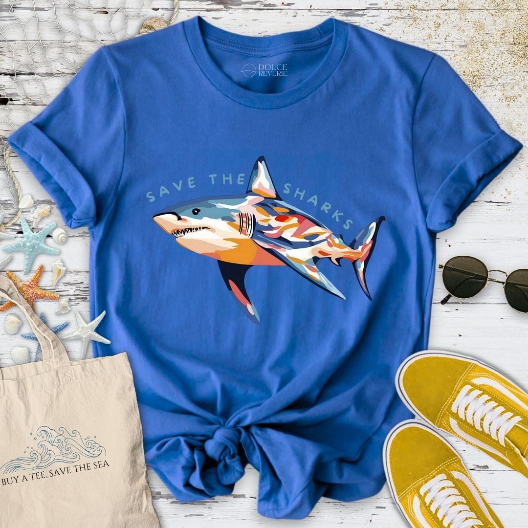 Save The Sharks T-Shirt Royal / S