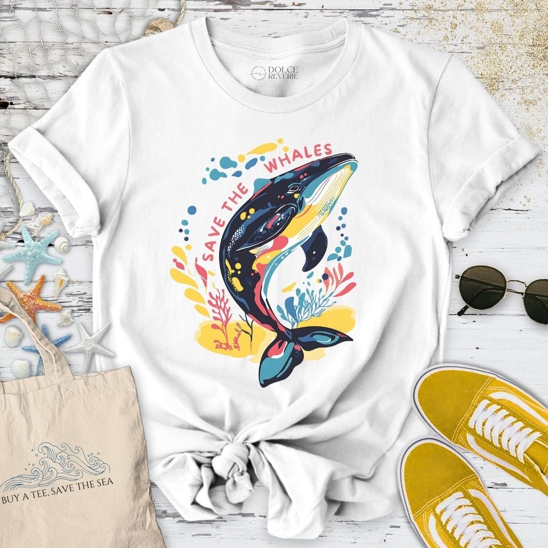 Save The Whales T-Shirt White / S