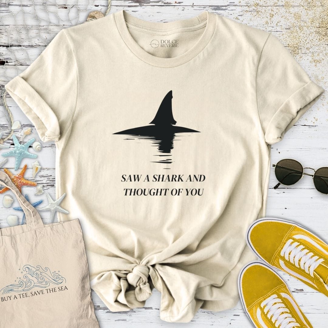 Saw A Shark T-Shirt Natural / S