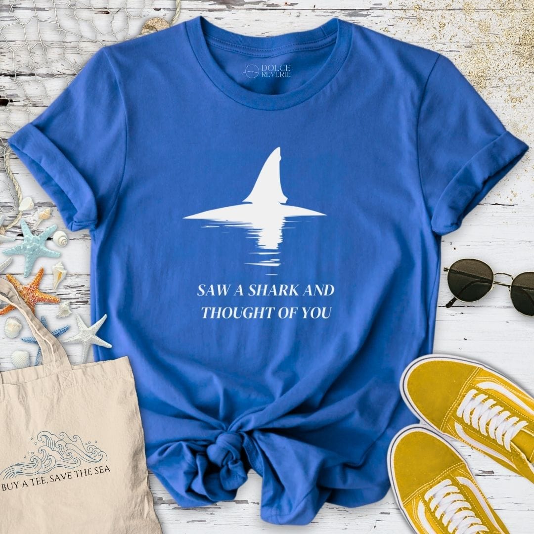 Saw A Shark T-Shirt Royal / S