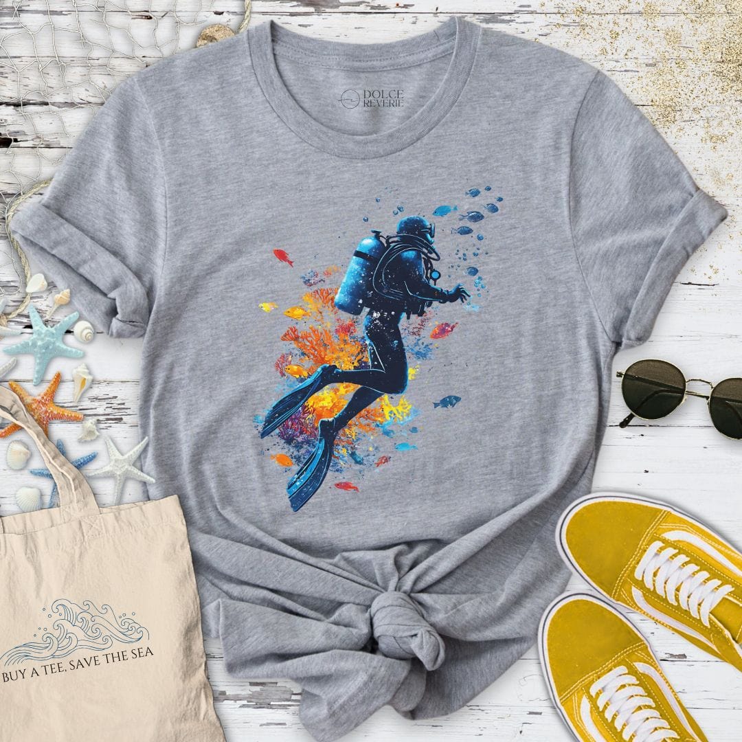 Scuba Diving T-Shirt Sport Grey / S