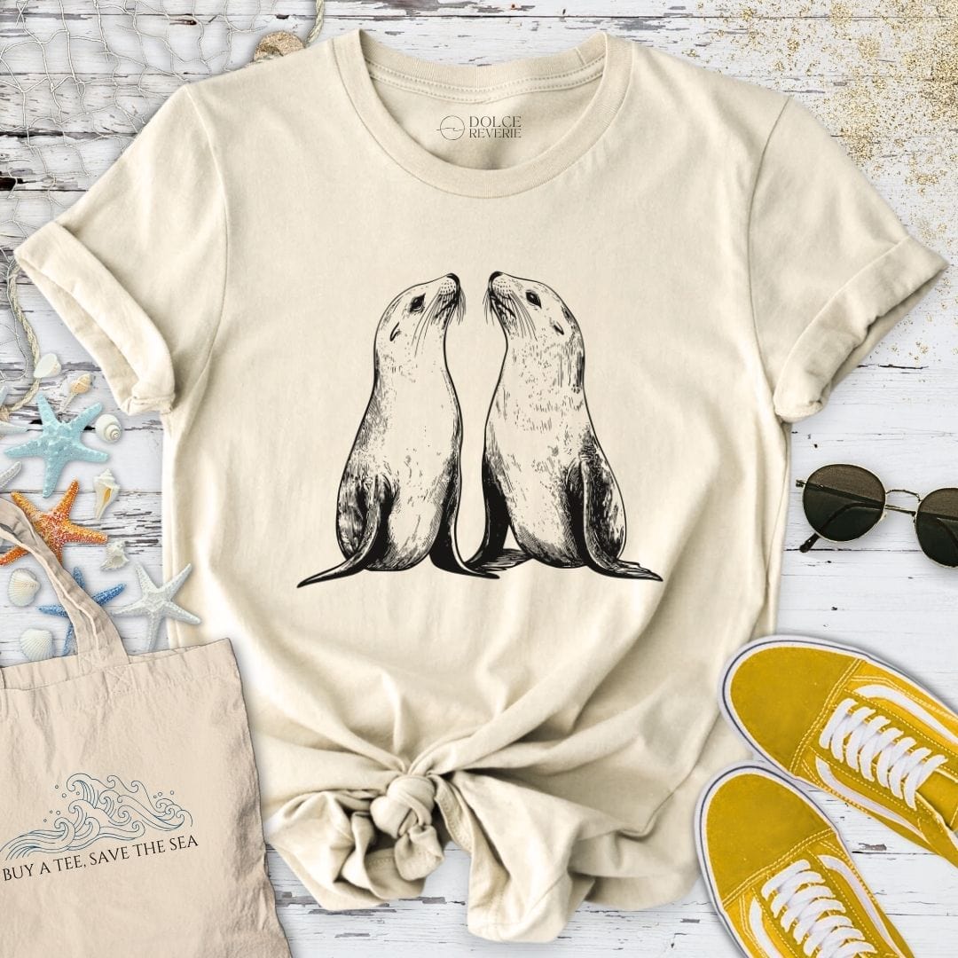 Sea Lions T-Shirt Natural / S