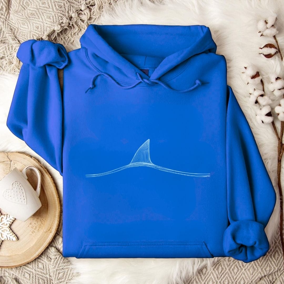 Shark Fin Hoodie Royal / S