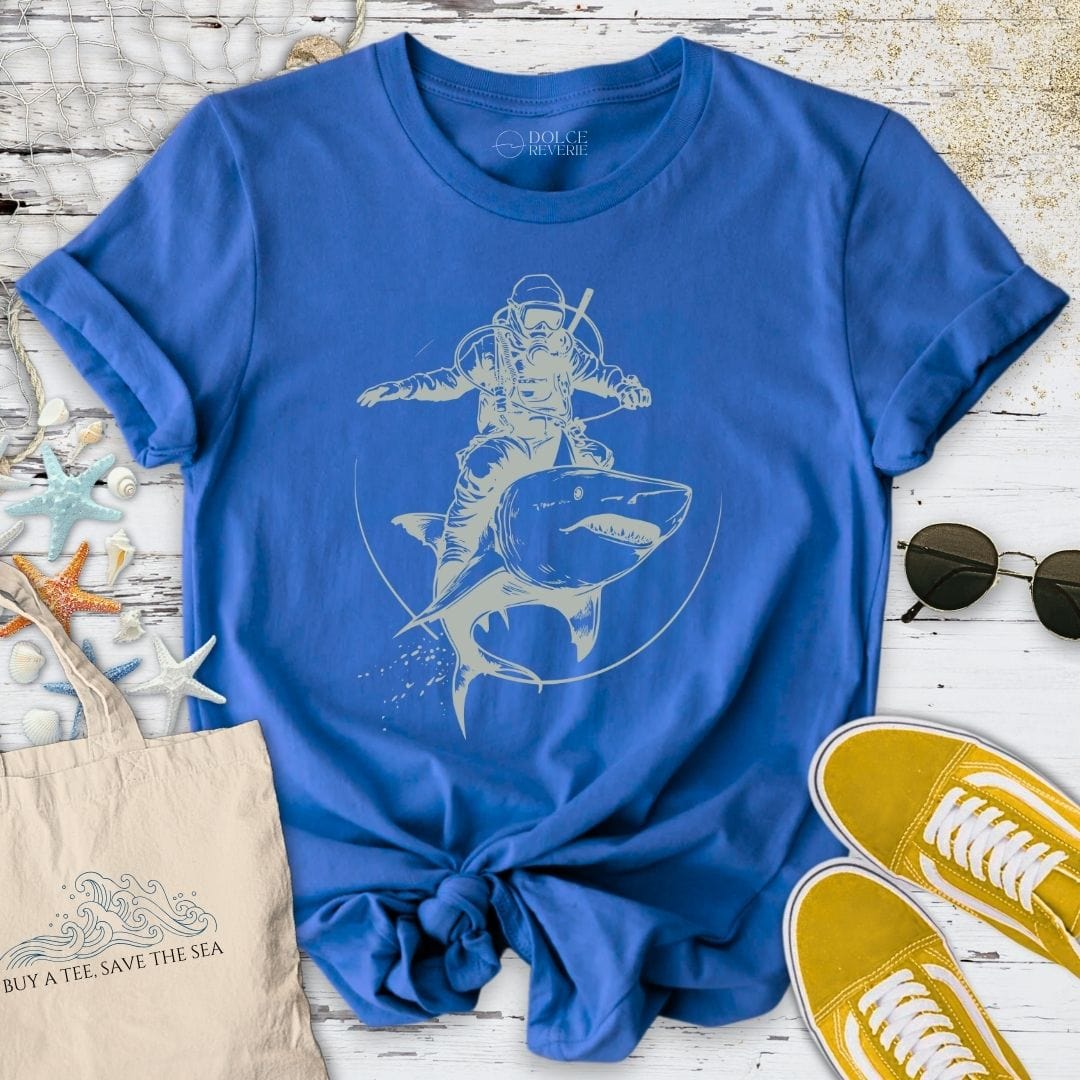 Shark Rider T-Shirt Royal / S