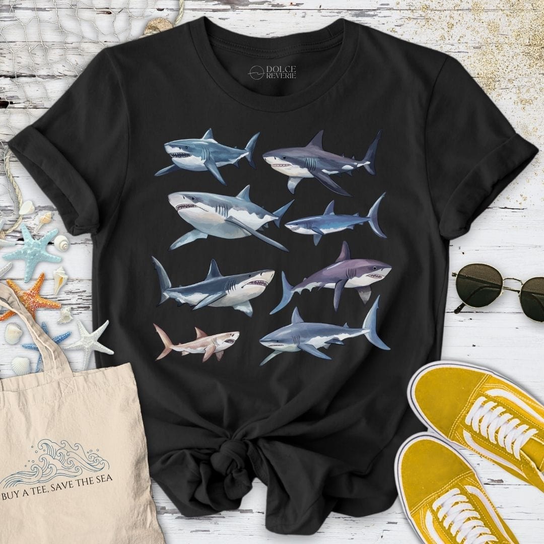 Sharks T-Shirt Black / S