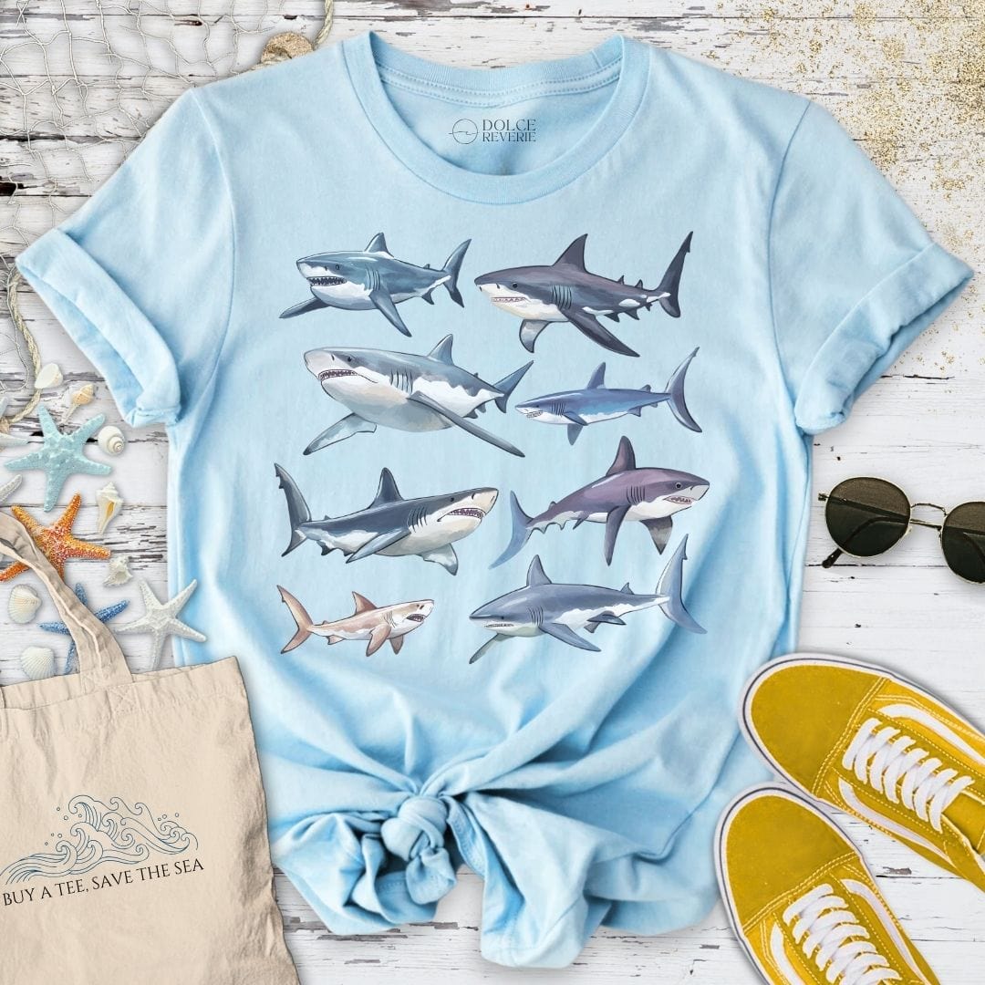 Sharks T-Shirt Light Blue / S